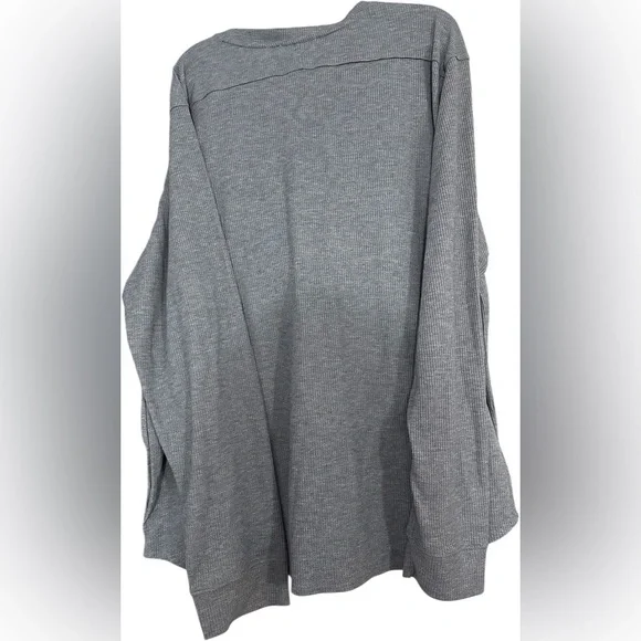 All in Motion Long Sleeve Waffle Shirt Grey - Picture 3 of 5